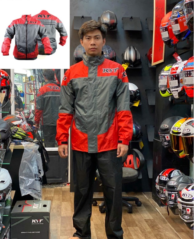 Áo mưa bộ KYT chống gió giữ ấm khi đi xa 