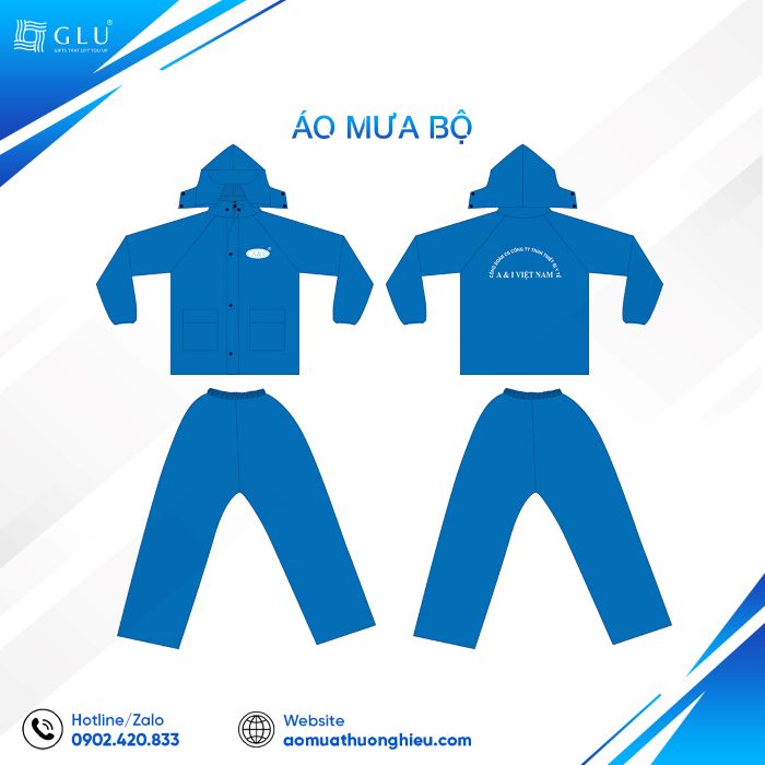 áo mưa bộ quà tặng 2