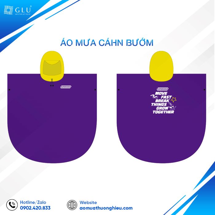 áo mưa cánh bướm quà tặng 1