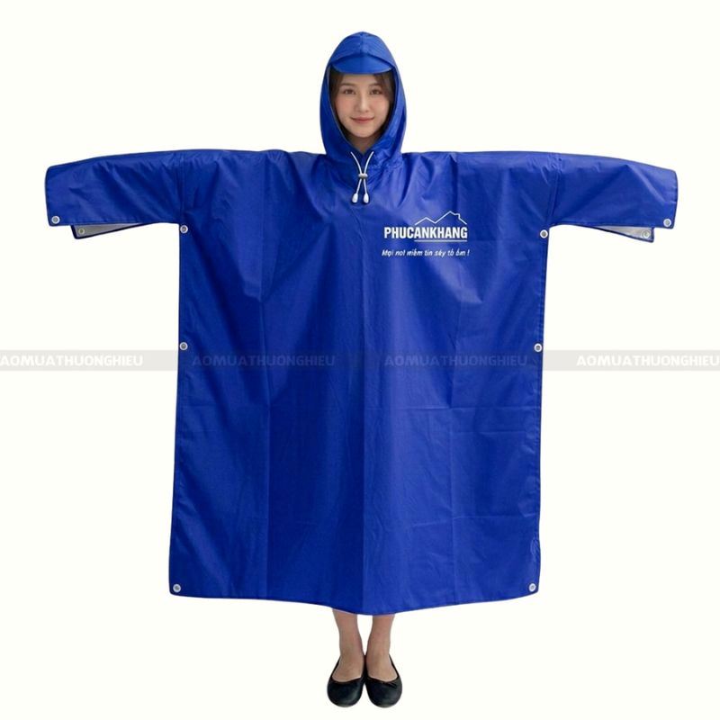 Áo mưa cánh dơi - Các loại áo mưa trên thị trường che phủ rộng tiện lợi