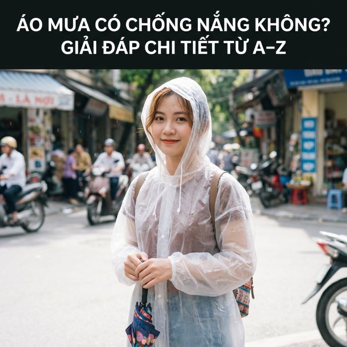 Áo mưa có chống nắng không