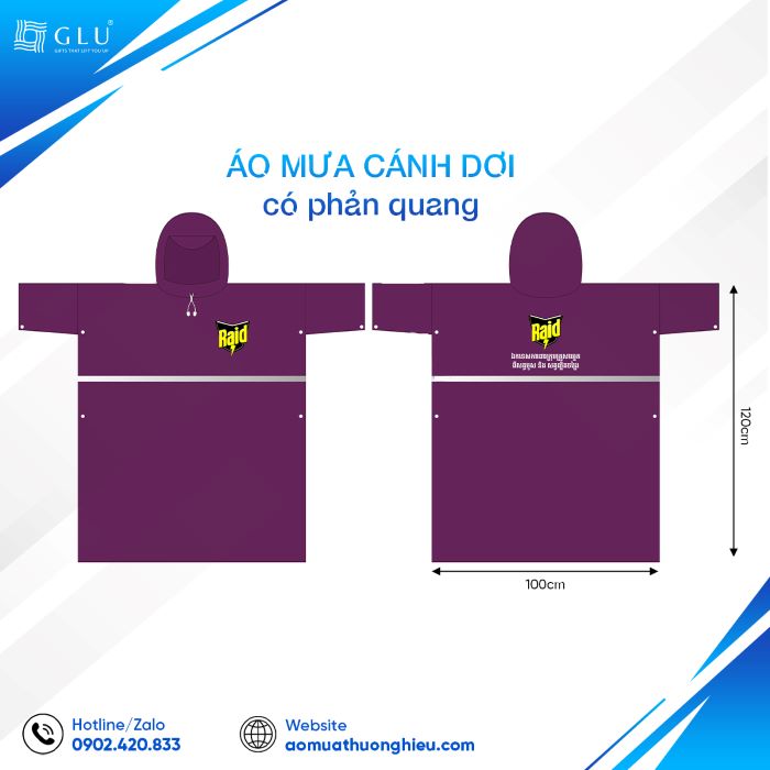 áo mưa làm quà tặng 1
