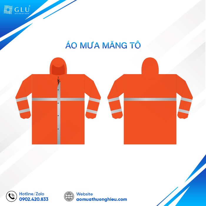 áo mưa măng tô quà tặng 1