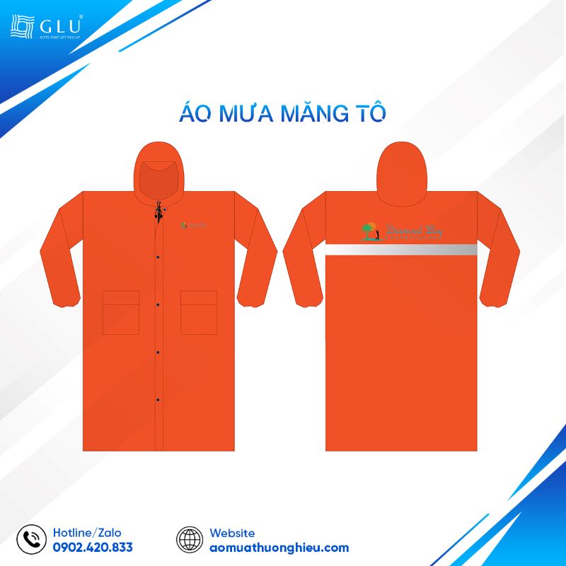 áo mưa măng tô quảng cáo 1