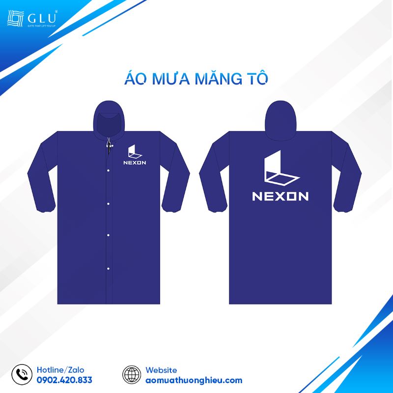 áo mưa măng tô quảng cáo 2