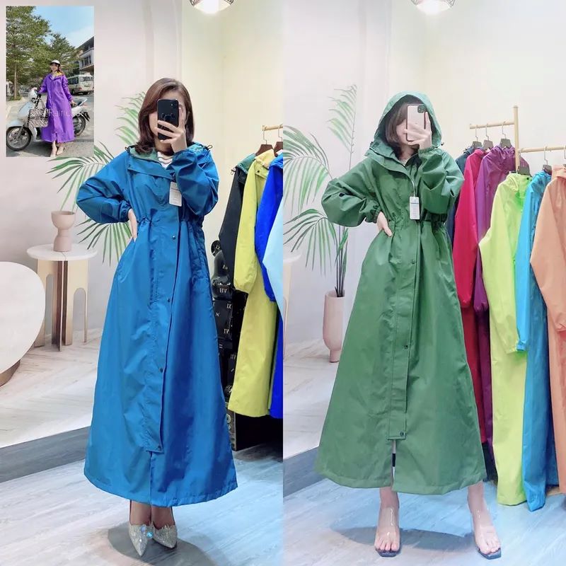 Áo mưa mangto - Lựa chọn áo mưa đi xe máy thời trang, kín gió 