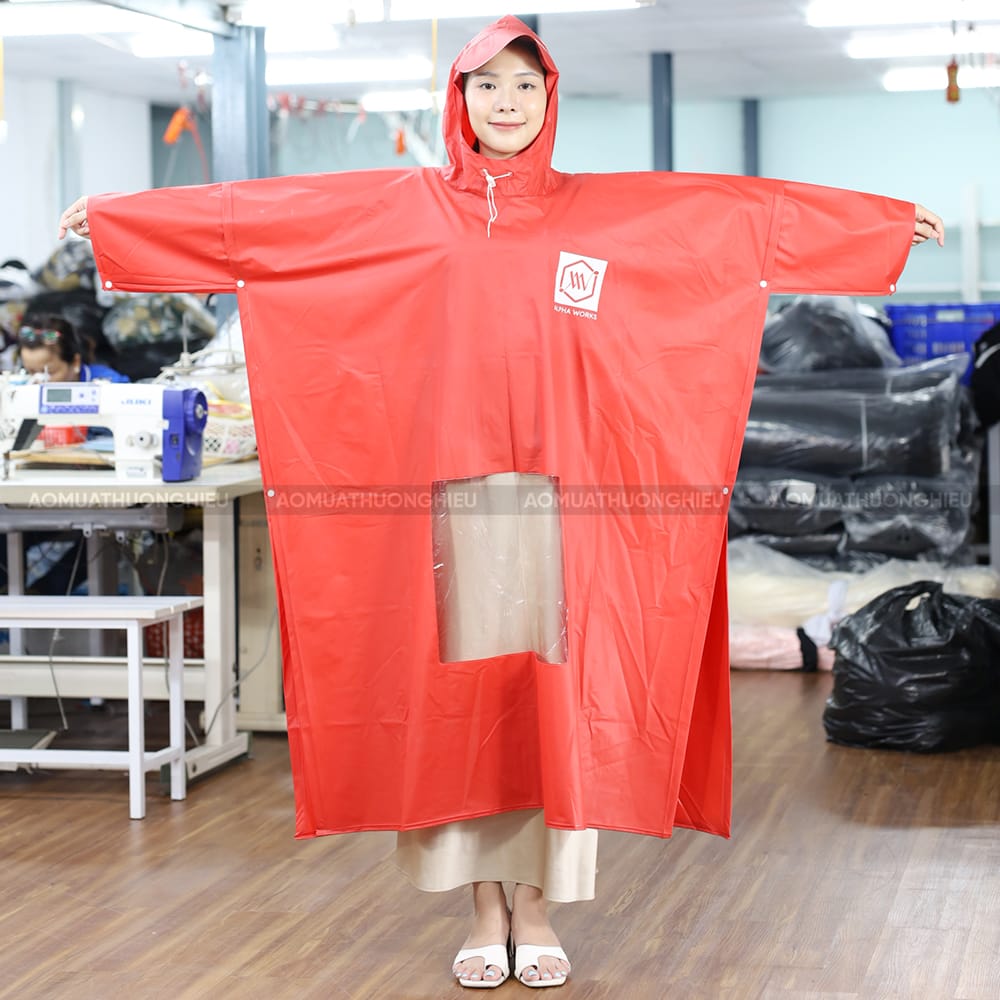 Áo mưa quảng cáo in logo 1