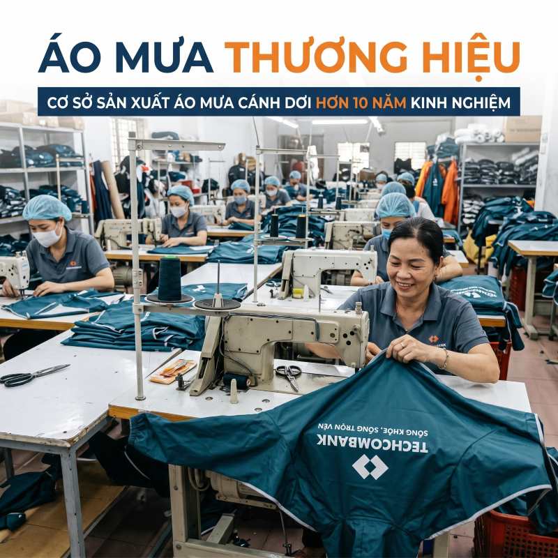 áo mưa thương hiệu cơ sở sản xuất áo mưa cánh dơi hơn 10 năm kinh nghiệm