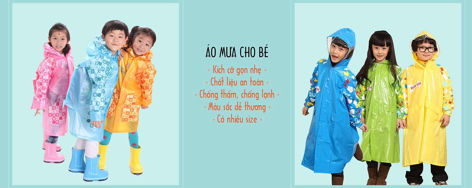 banner xưởng sản xuất áo mưa giá rẻ áo mưa thương hiệu 7