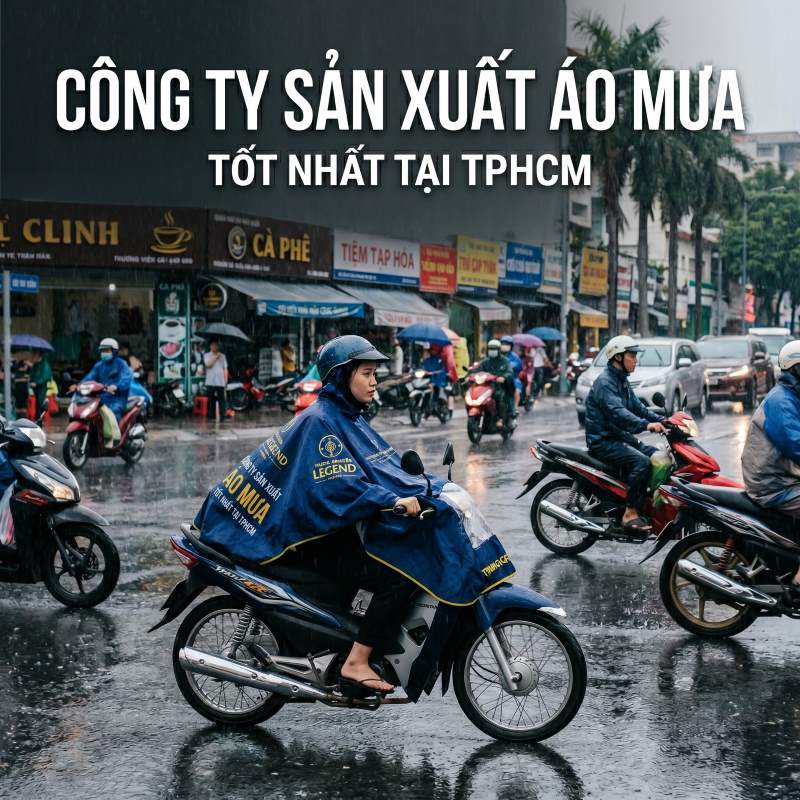 công ty sản xuất áo mưa tốt nhất tại TPHCM