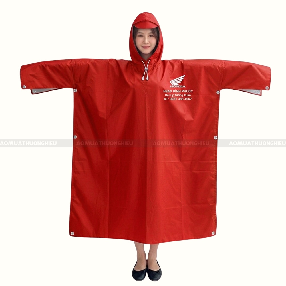 Đặt áo mưa in logo theo yêu cầu 1