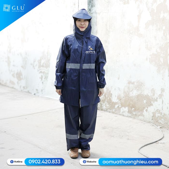 đặt may áo mưa quà tặng 3