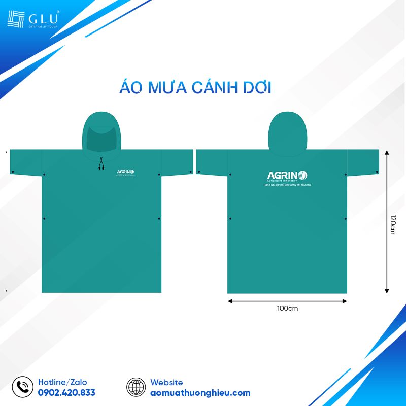 in áo mưa cánh dơi 4