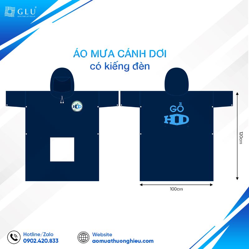 in áo mưa cánh dơi 6