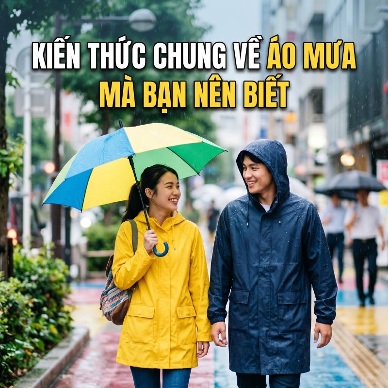 kiến thức chung về áo mưa mà bạn nên biết 2