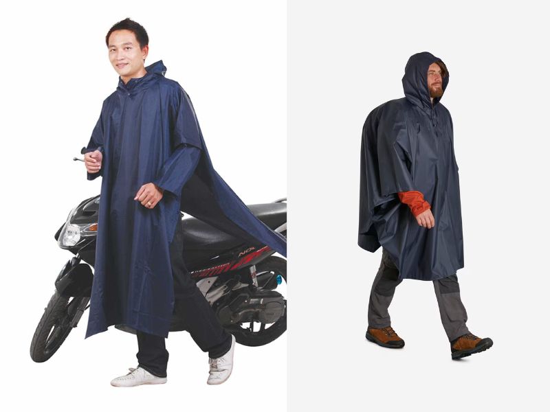 Poncho – Các hãng áo mưa tốt kiểu cánh dơi phổ biến hiện nay