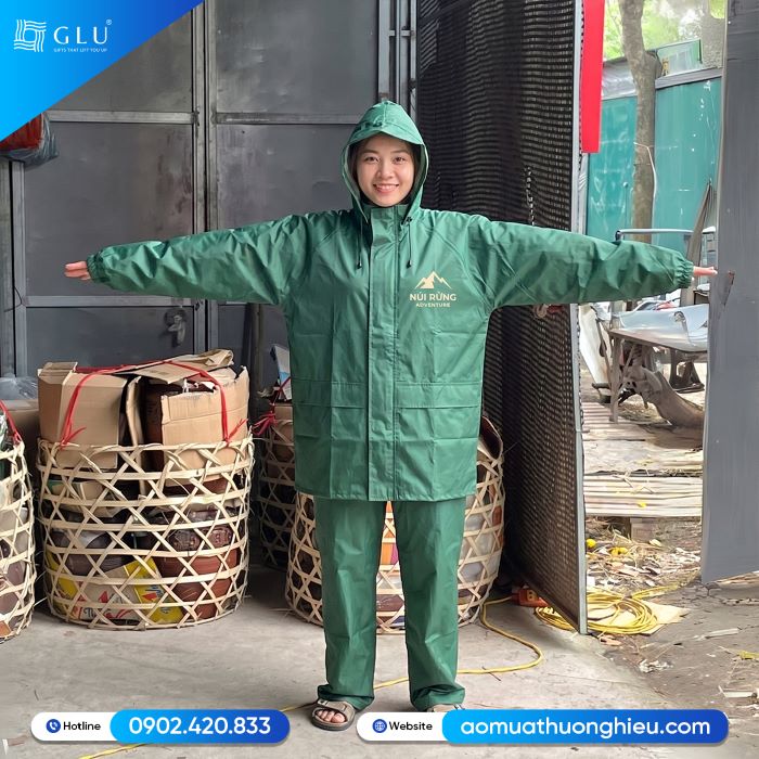 sản xuất áo mưa bộ 1