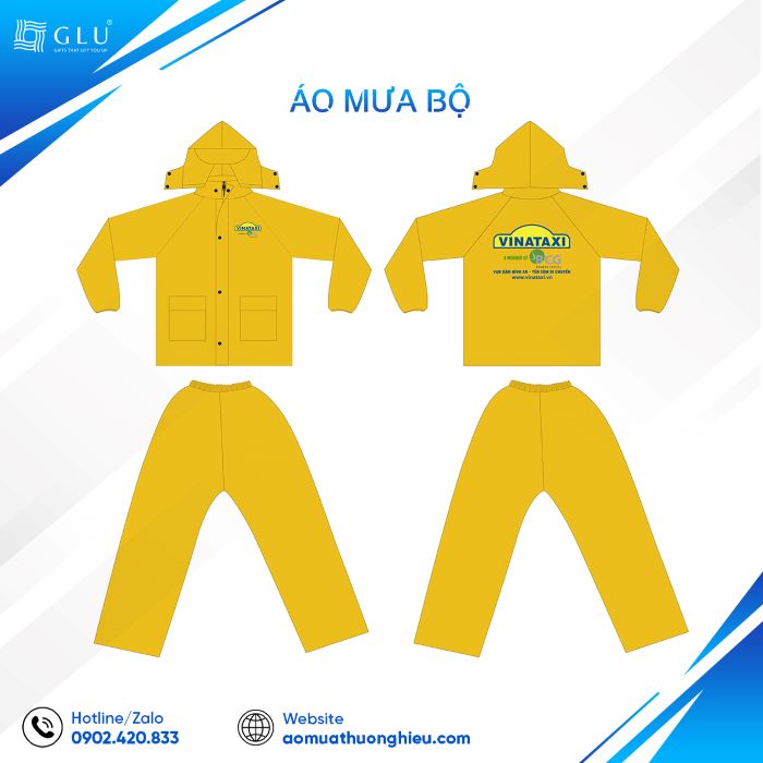 sản xuất áo mưa bộ 3