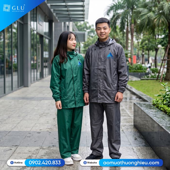 sản xuất áo mưa bộ 4
