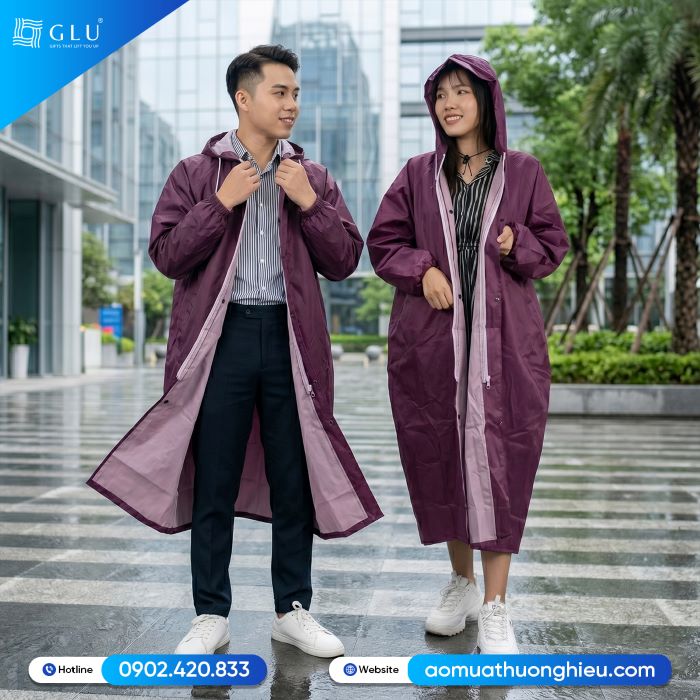 sản xuất áo mưa măng tô 2