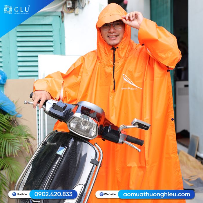 sức mạnh quảng cáo từ áo mưa quà tặng 1