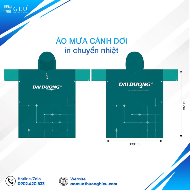 thiết kế áo mưa in logo công ty 1