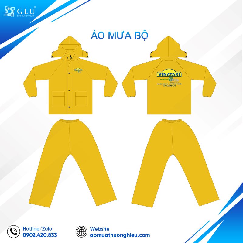 thiết kế áo mưa in logo công ty 4
