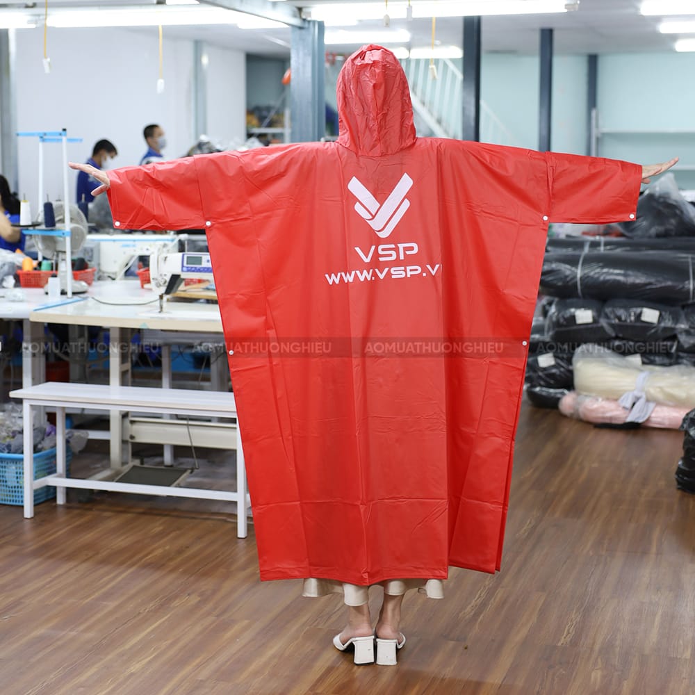 Xưởng áo mưa in logo giá rẻ 2