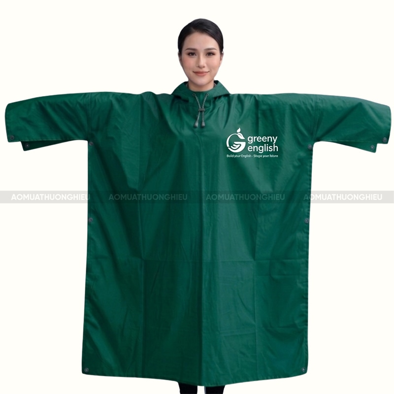 Áo mưa cánh dơi in logo quà tặng QT26008 1