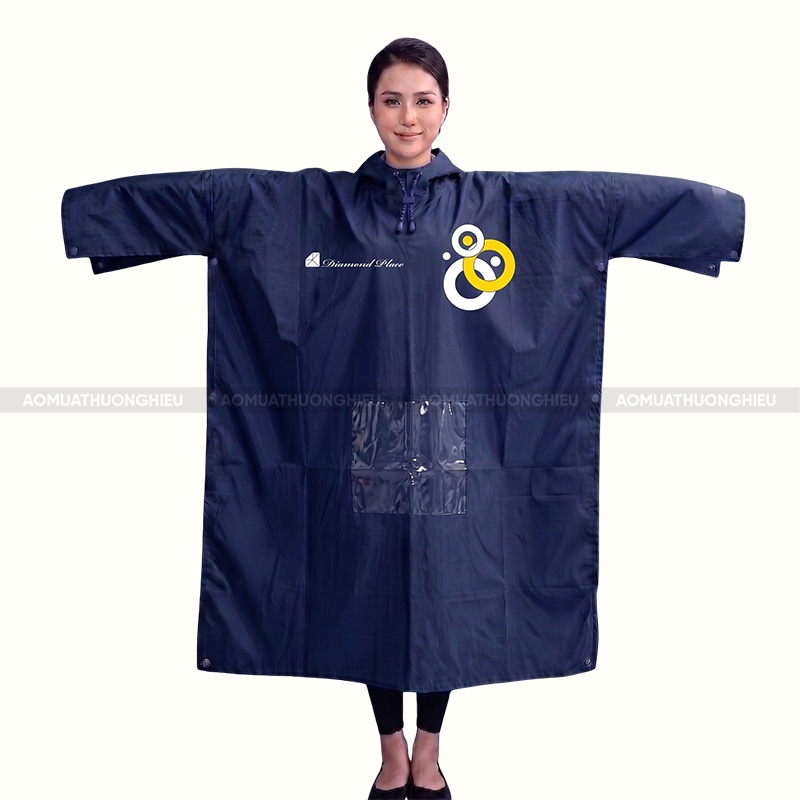 Áo mưa quà tặng doanh nghiệp vải nhựa cao cấp 1
