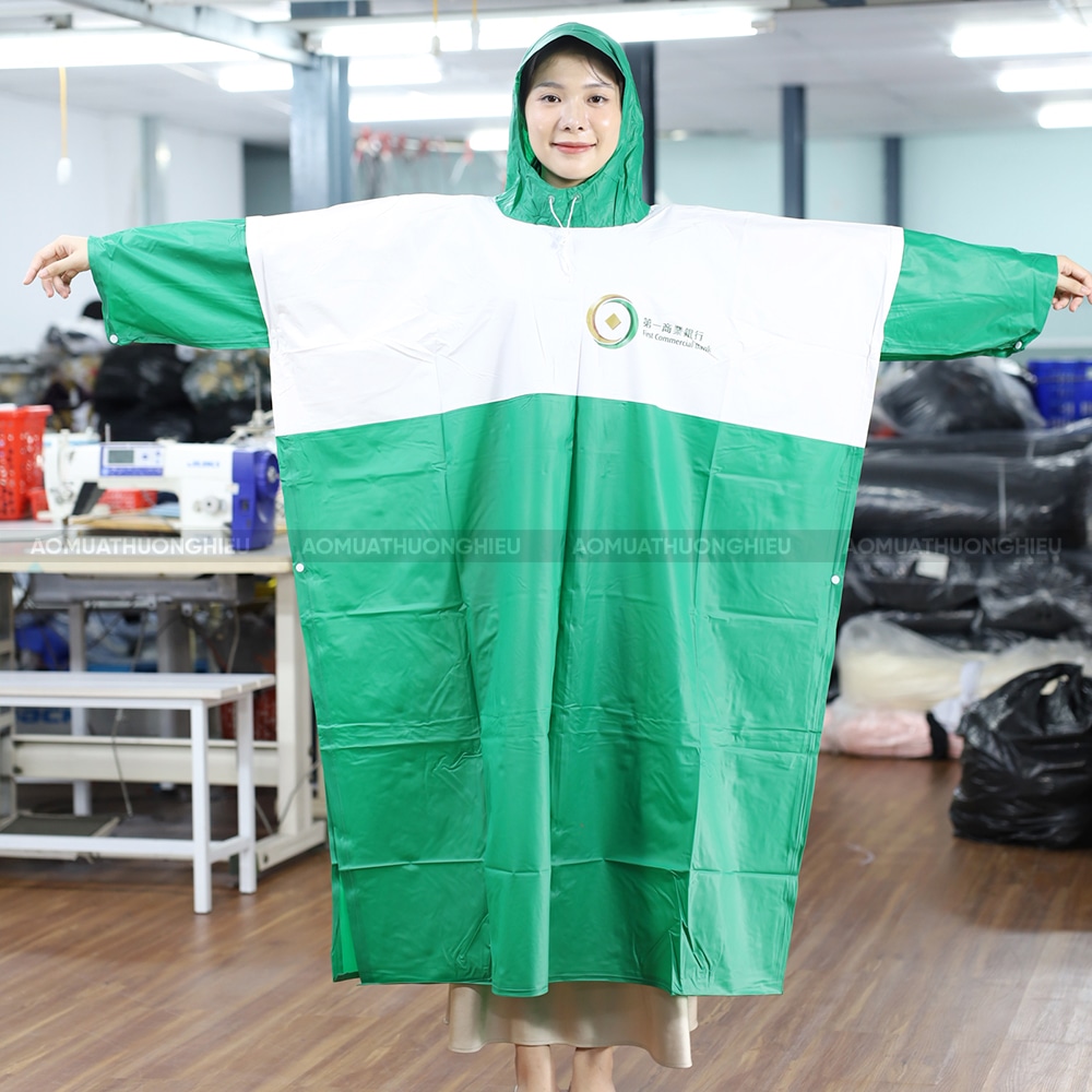 Áo mưa quà tặng in logo bền màu chất lượng 1