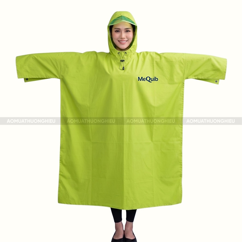 Áo mưa quà tặng in logo MeQuib 1